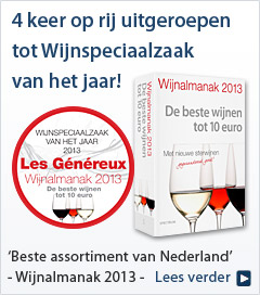4 keer op rij uitgeroepen tot Wijnspeciaalzaak van het jaar!