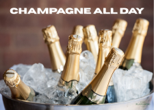 Ansichtkaart 'Champagne all day'