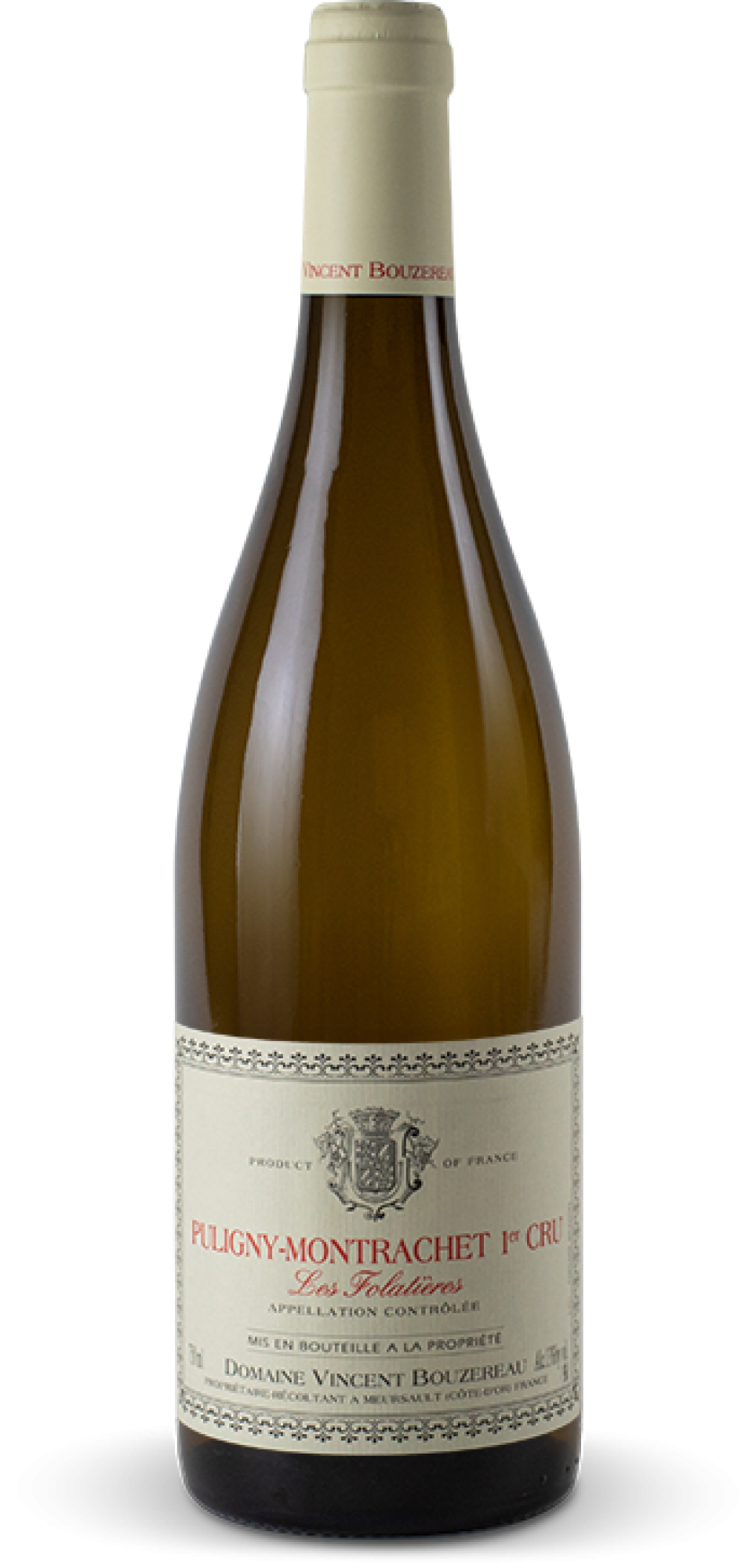 Domaine Vincent Bouzereau Puligny-Montrachet Les Folatieres 1er Cru